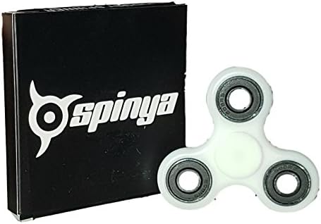 Spinya Tri-Spinner Fidget Toy Full Ceramic Center Bearing Glow in the Dark