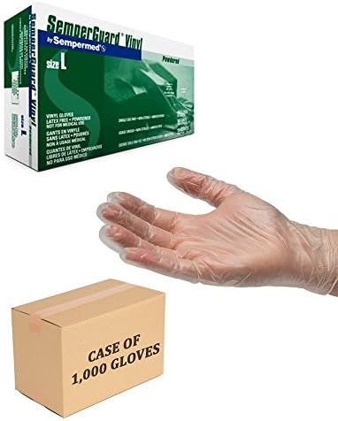 Vinyl 4.2mil Powder Free Gloves -Size Medium (Case of 1000)