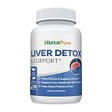 Liver Support & Cleanse Supplement: All Natural Liver Detox with Milk Thistle, Zinc, Turmeric, for Liver Health: Cycle Support: New Formula: 60 Caps 30 Day Supply