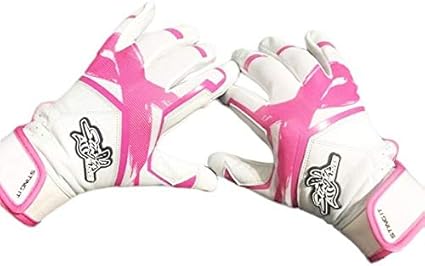 pink batting gloves men's