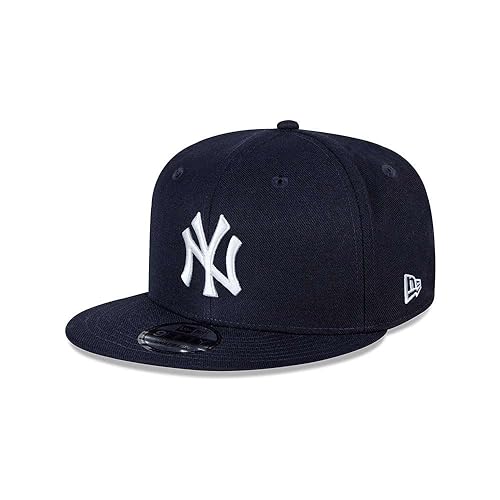 New Era x MLB Men's New York Yankees Basic 9Fifty Snapback Hat Navy/White