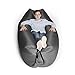 JSVER Inflatable Lounger Air Sofa with Portable Package for Travelling, Camping, Hiking, Pool and Beach Parties, Black