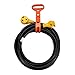 Miady 30ft 30Amp Heavy Duty RV Extension Cord, Easy Unplug Design with Cord Organizer, 10 Gauge, ETL Listed