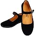Women's Kids Velvet Mary Jane Shoes Ballerina Ballet Flats Yoga Exercise Shoes