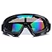 TOOGOO(R) Adult Motocross Motorcycle Dirt Bike ATV MX Off-Road Goggles Multicolour Lens with Black Frame