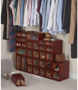 The Stackable Cedar Lined Shoe Boxes (Small)