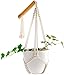 Mkono Macrame Wall Mount Hanging Plant Holder Planter Flower Pot Hanger