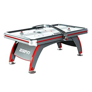 ESPN Sports Air Hockey Game Table: Indoor Arcade Gaming Set with Electronic Score System – Multiple Styles