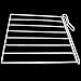 Evelots Set of 4 Closet Shelf Dividers for Wooden Shelving, Wire Design, White