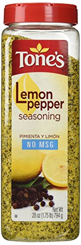 Tone's Lemon Pepper Blend - 28 oz. shaker (Best Lemon Pepper Wings)