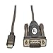Tripp Lite USB-C to DB9 Serial Adapter Cable, 5' USB 2.0 Type C to RS-232 (M/M), 5ft (U209-005-C)