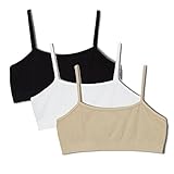 Sugarlips Girl's Cami Bra 3 Pack - Basic