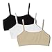 Sugarlips Girl's Cami Bra 3 Pack - Basic