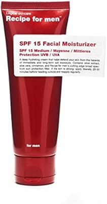 recipe for men facial moisturizer