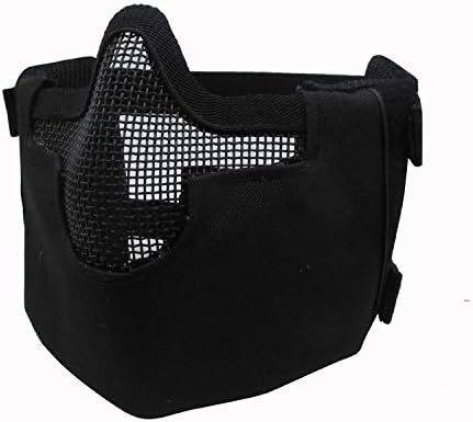 Outdoor Sports Camping Cycling Steel Mesh Half Face Outdoor Sports Camping Cycling Steel Mesh Half Face