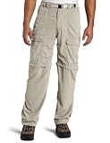 White Sierra Men's Trail 32-Inch Inseam Convertible Pant, Large, Stone