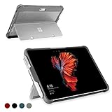 Youtec for Surface Go Case, Microsoft Surface Go Case, Shockproof Rugged Folio Stand Protective Covers with Kickstand Case +Pencil Holder Compatible with Microsoft Surface Go 10 inch 2018 (Grey)