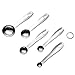 Measuring Spoons,Besiva Kitchen Stainless Steel Measuring Spoons tablespoons,Set of 5 for Measuring Dry and Liquid Ingredients