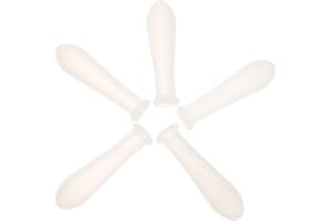 Cabilock 5pcs 2ml Silicone Dropper Caps Graduated Laboratory Pipette Tips Black Transfer Pipette Caps for