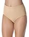 Barely There Women's Barely There Microfiber Full Brief Panty Pant,Nude,8/9