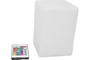 Solinder LED Cube Light with Remote Control 16 Color 4 Mode RGBW Lamp for Living Room, Decorative Table Lamp for Bedroom, Nig