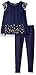 Nautica Girls' Two Piece Short Sleeve Legging Sets