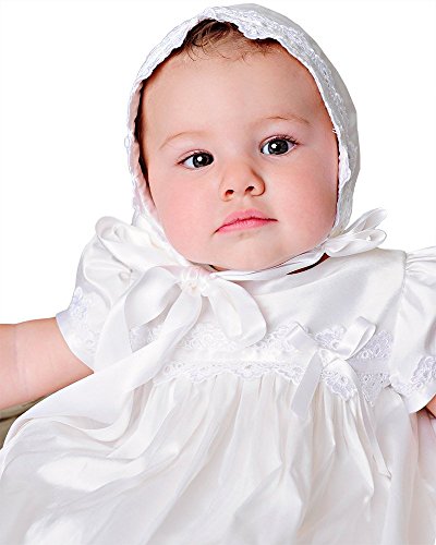 Mariana 9 Month Silk Christening Gown White