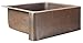 Sinkology K1A-1209HA Monet Farmhouse Apron Front Handmade Single Bowl Kitchen Sink, 25