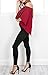 Relipop Women's Off Shoulder Tops Fashion Shirt Casual Strapless Blouses (Small, Wine Red)