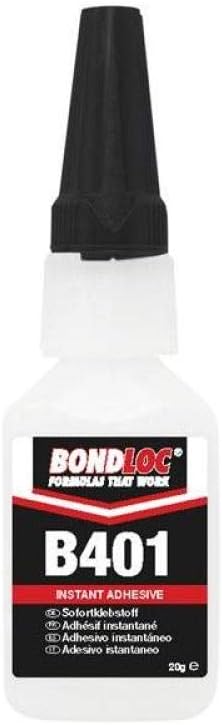 Bondloc BONB40120 Industrial Cyanoacrylate Adhesives, Set of 6, Clear