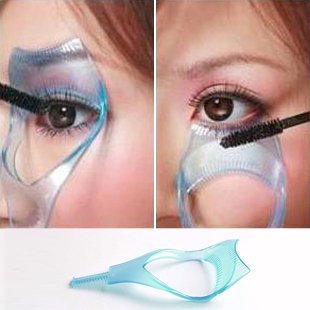 Wenux- Women's Mascara Applicator Comb Eyelash Card Portable Eye Lashes Makeup Gadget (1 Pcs)