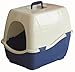 Marchioro Bill 1S Covered Cat Litter Pan, Small/Medium, Tan/Blue