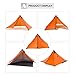 Naturehike Trekking Pole Tent Ultralight 1 Person 3 Season Tent, Lightweight Pyramid Tent for Mountaineering Hiking Camping