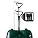 Sunnydaze Garden Cart with Wheels - Garden Stool on Wheels - Rolling Gardening Seat with Extendable Handle - Swivel Seat - Green
