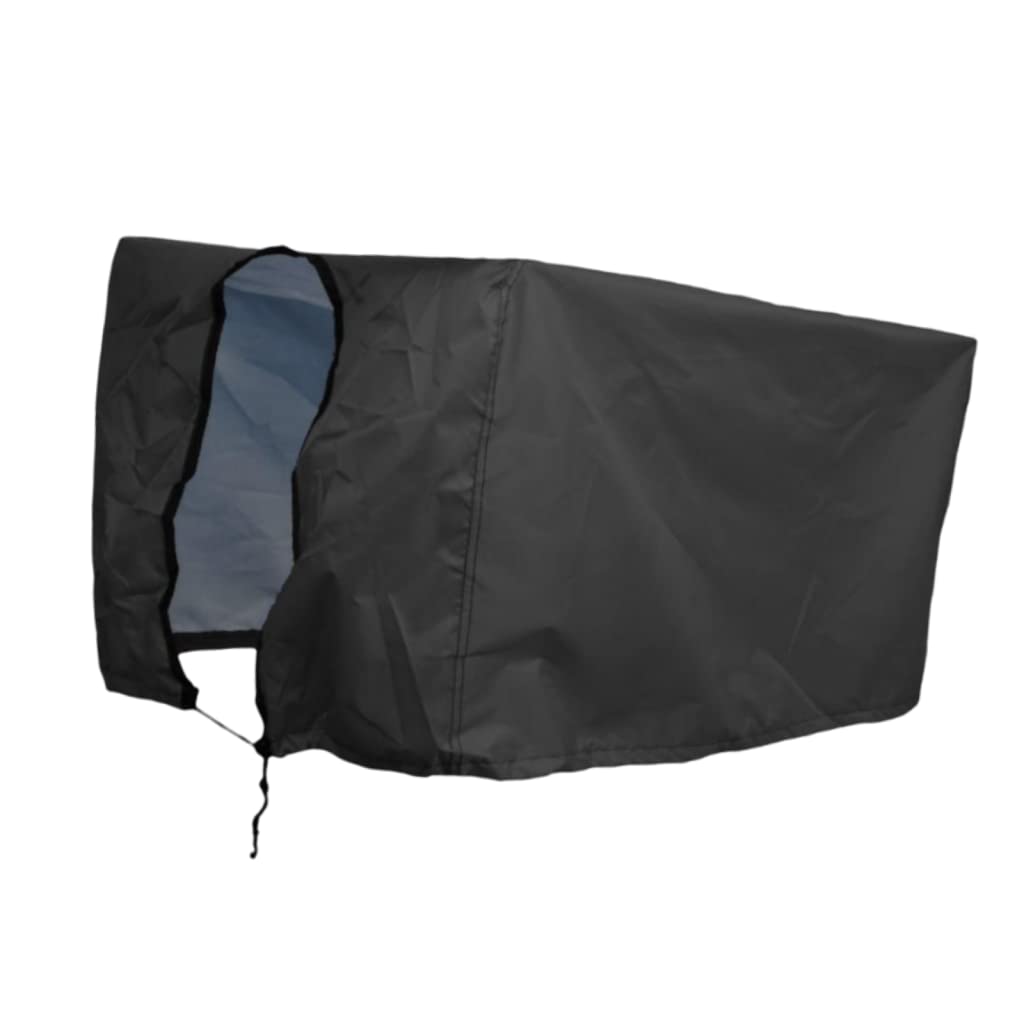 Harayaa Garden Wagon Cover - Waterproof & Dustproof Heavy Duty Rain Cover, Black