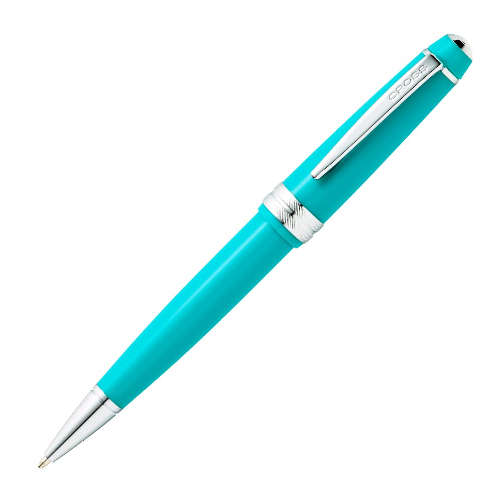 CROSS Bailey Light Polished Teal Resin Ballpoint Pen - Refillable Medium Ball Pen, Glossy Teal
