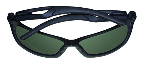 Timberland Men's Rectangle Black Sunglasses