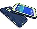 Hocase Galaxy Tab E Lite 7.0 Case, Rugged Heavy Duty Kids Proof Protective Case for Galaxy Tab E Lite 7.0 [SM-T113NDWAXAR/SM-T113NYKAXAR] 2016 - Navy Blue/Lime Green