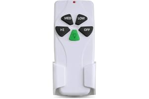 Beuiouer 53T Universal Ceiling Fan Remote 53T Universal Ceiling Fan Remote Control 3 Speed Ceiling Fan & Light Dimmer for 53T