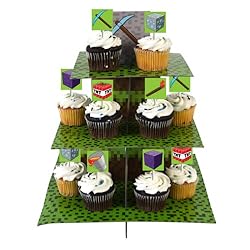 Mining Fun 3 Tier Cupcake Stand with 24 Cupcake
