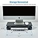 AVLT-Power Multi-Configuration Foldable Ergonomic Monitor Laptop Stand – Keyboard and Tablet Organizer – Retractable Storage Drawer – Heavy Duty Supports Up to 55 LBS – Blackthumb 1