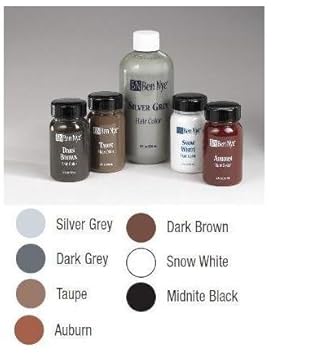 Ben Nye Professional Liquid Hair Colour Dye 2oz In Silver Grey