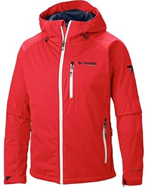 Men's Zonafied Softshell Omni-Heat Reflective Thermal Insulated Jacket