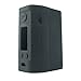 Wismec Reuleaux RX300 Silicone Protective Gel Wrap Skin Case Sleeve Cover Fits Rueleaux RX 300 Easy Battery Access (Black)