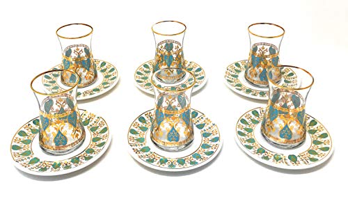 18-Piece-Handmade-Turkish-Tea-Glasses-and-Saucers-Set-with-Arabic-Mirra-Coffee-set-Art-Design-18