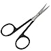 BEST CUTICLE SCISSOR, Manicure Nail Care Scissors With Matte Black Handle, Slender & Stylish With A Sharp Blade, Multi Use For Trimming Beards & Sideburns, Trims Bangs, Great Desk Accessory