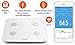 iHealth Core Wireless Body Fat Scale Smart BMI Scale Digital Bathroom Wi-Fi Weight Scale, Body Composition Analyzer with Fitness app 400 lbs, Large Tempered Glass Surface, lbs/kg/st Units