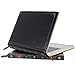 MOSISO Laptop Sleeve Case Compatible with MacBook Air 13 inch M4 A3240 M3 A3113 M2 A2681 M1 A2337 A2179 A1932 2025-2018/Pro 13 inch M2 M1 2025-2016, PU Leather Vintage Portfolio Cover, Black
