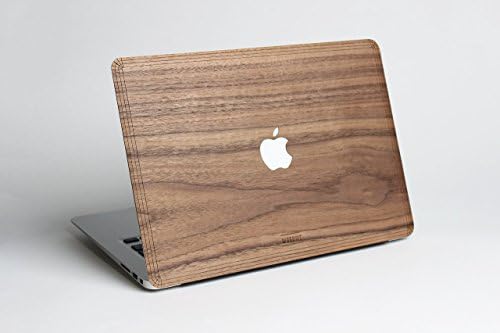Macbook Skin / Cover / Case from Natural Walnut Wood Veneer (Macbook 12; Air 11,13; Pro 13,15; Retina; Touchbar)