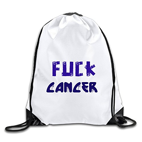 Hunson - Special Fck Cancer Training Gymsack Drawstring Sling Backpack For Men & Women Sackpack